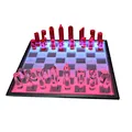 3D chess set